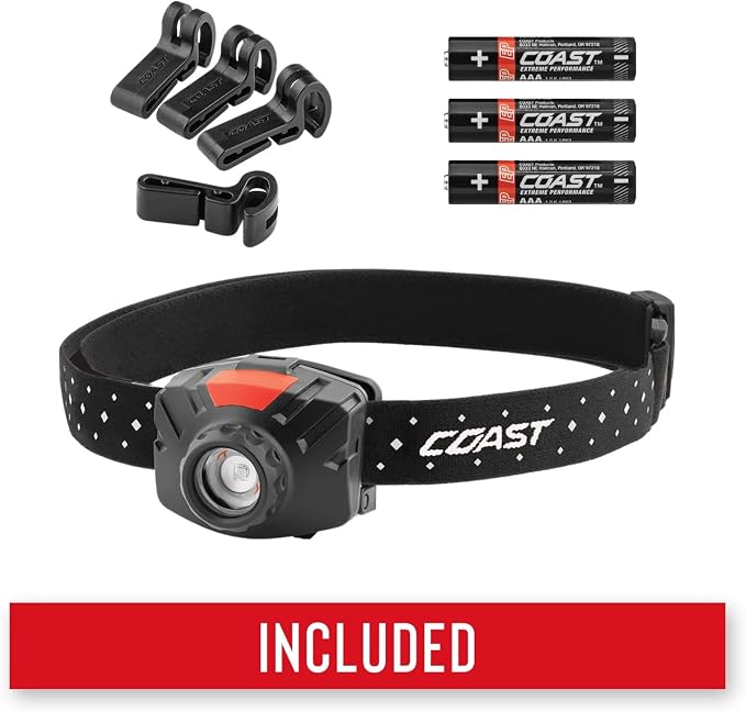 Linterna de Cabeza COAST FL60R (450 Lúmenes / Recargable)
